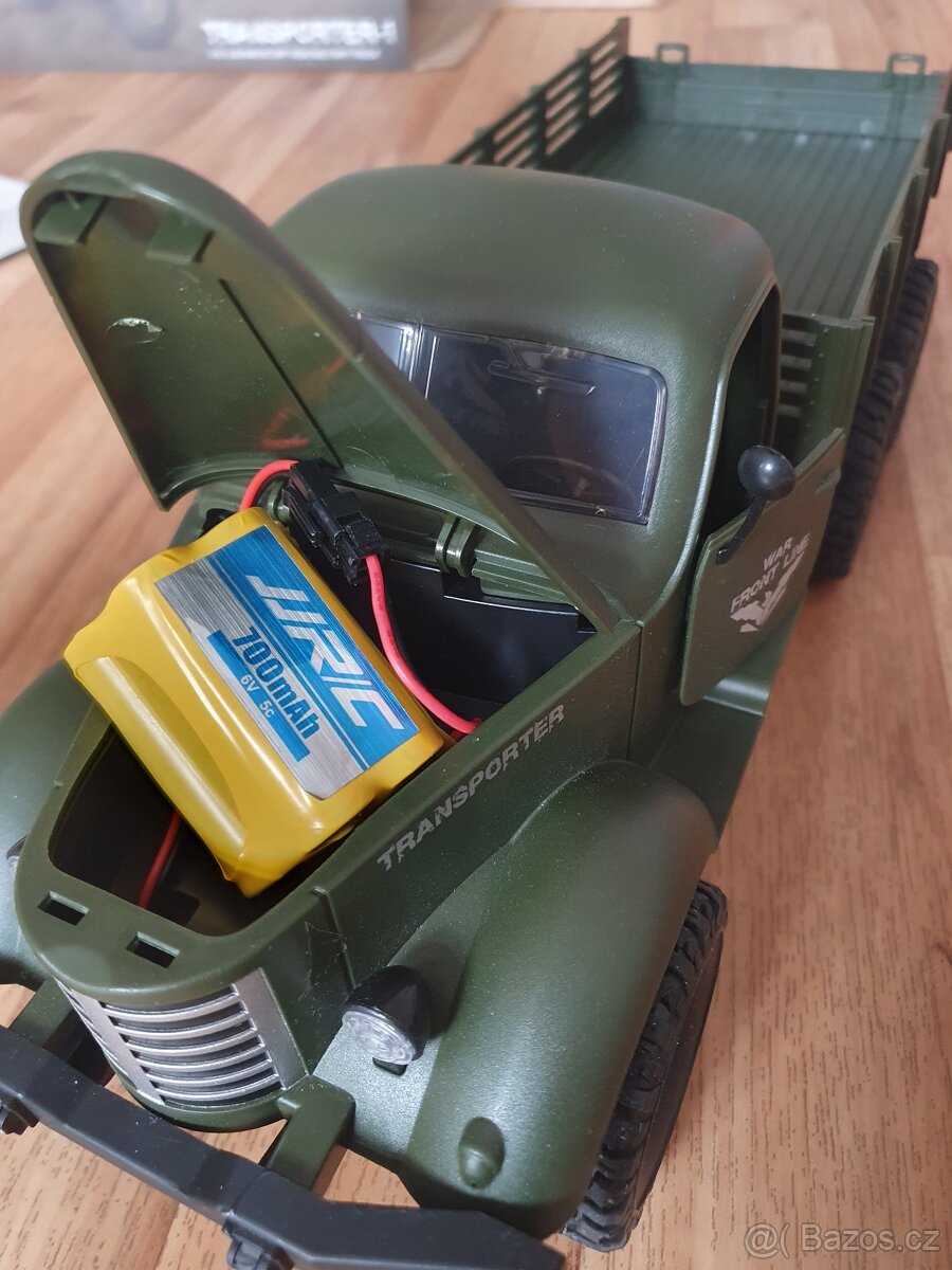 RC Military Truck Zil 1/16 6WD zelený - 5