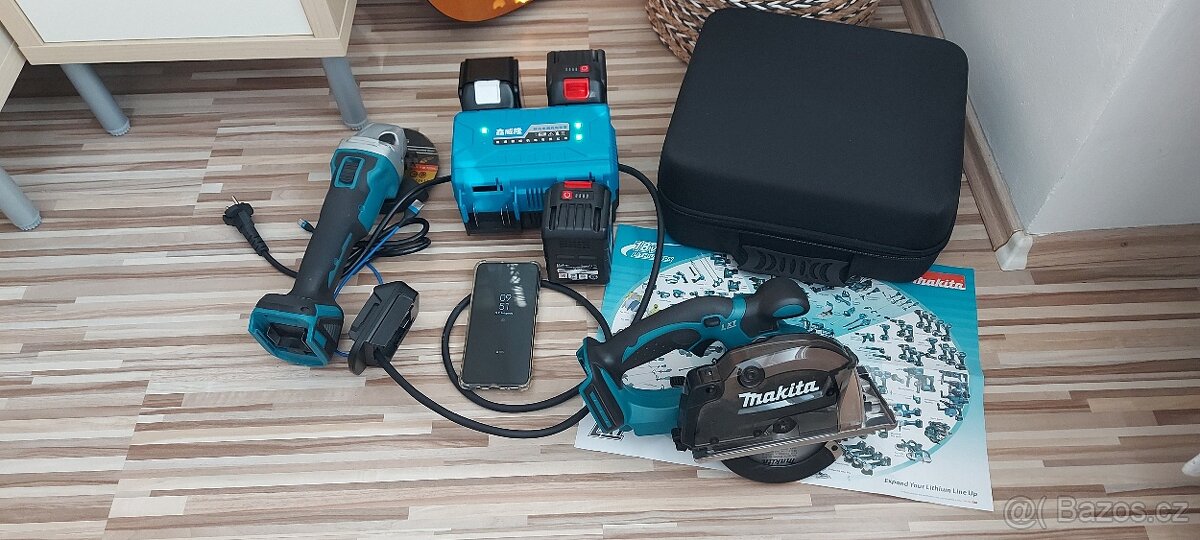 Přenosný Aku napájecí zdroj 4v1,pro Aku Makita 18V+nabíjení. - 5