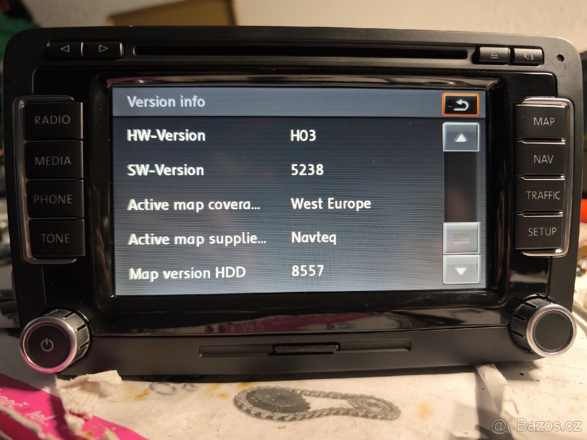 VW RNS510 1T0035680B aktualizované - 5