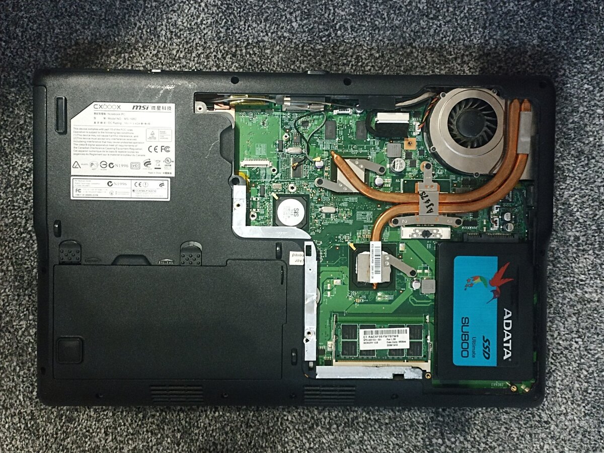 Notebook MSI na náhradní díly - 5