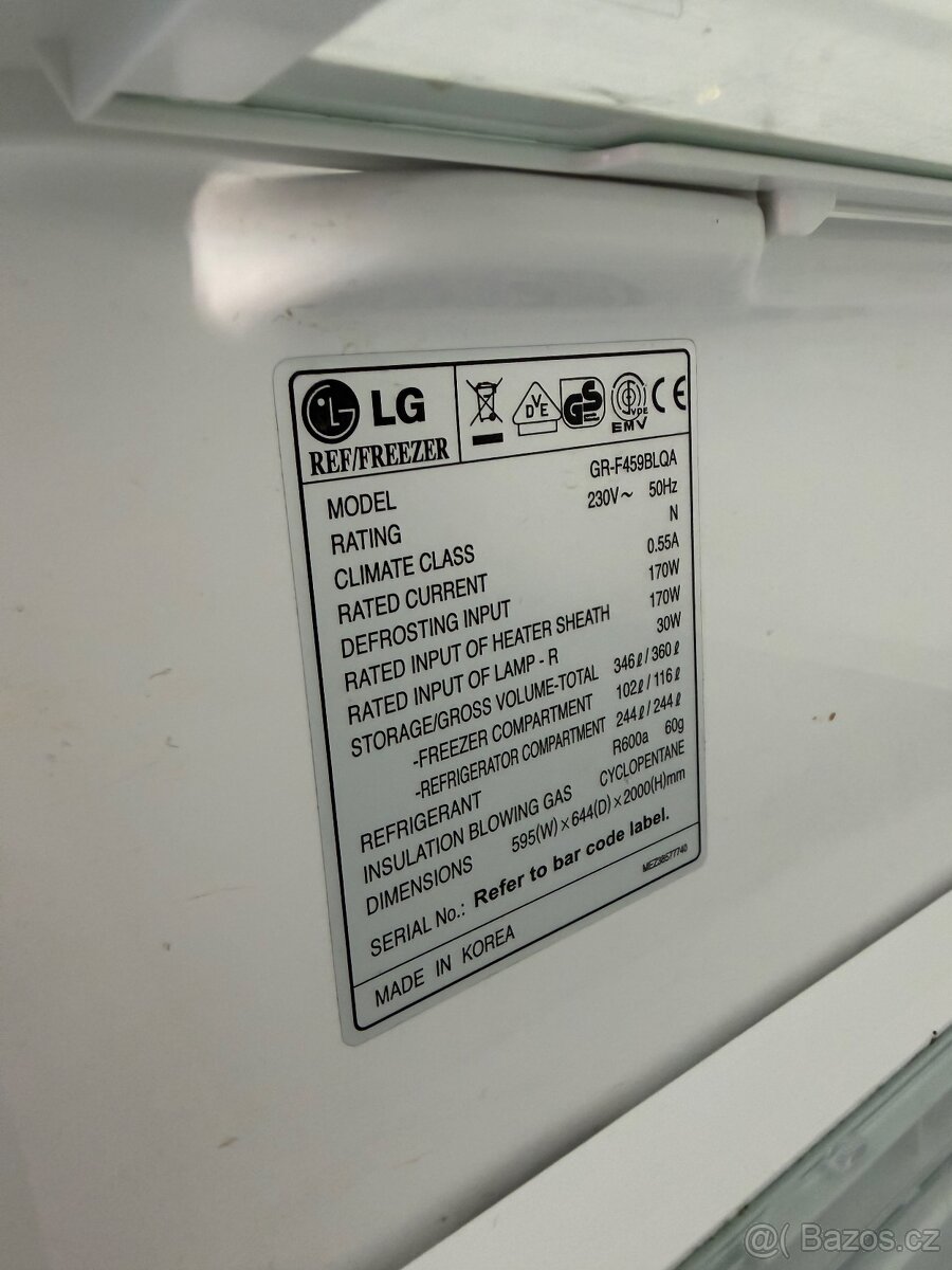 Lednice s mrazákem LG - 5
