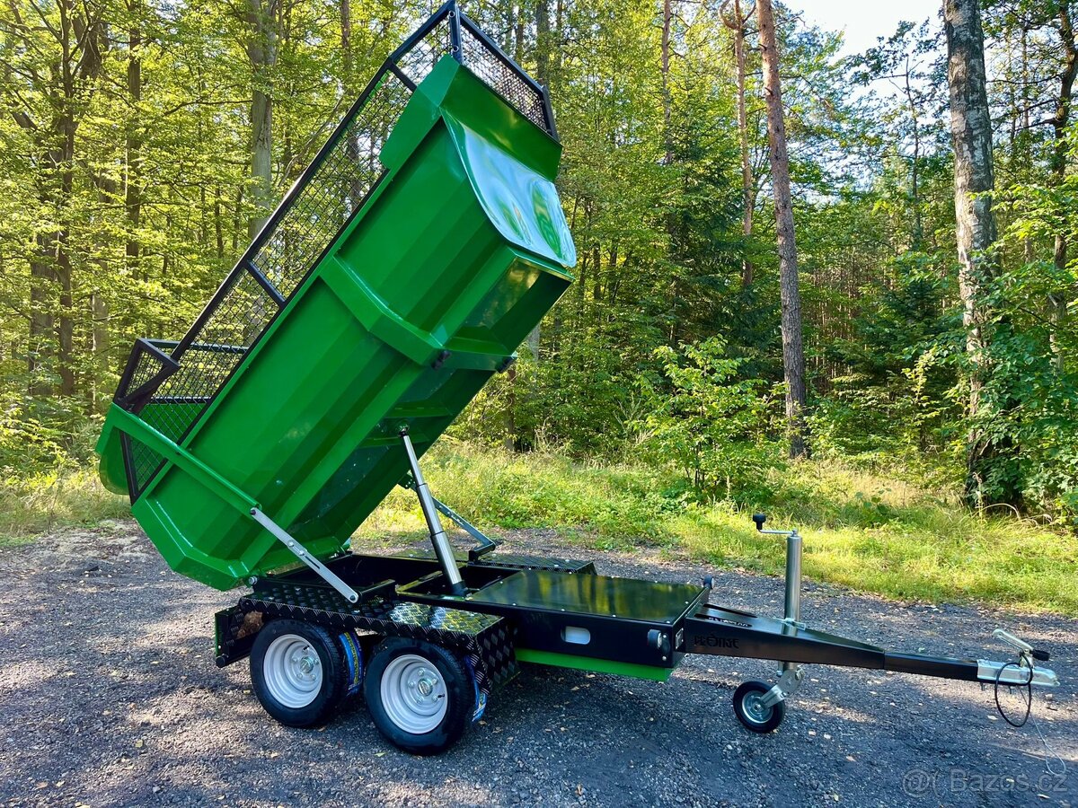 Sklápěcí přívěsný vozík do 750 kg – za auto i čtyřkolku