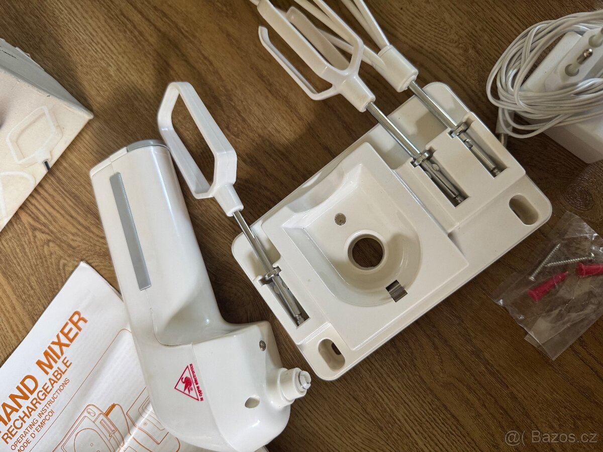 Retro Ruční Šlehač Mixér Nepoužitý - 5