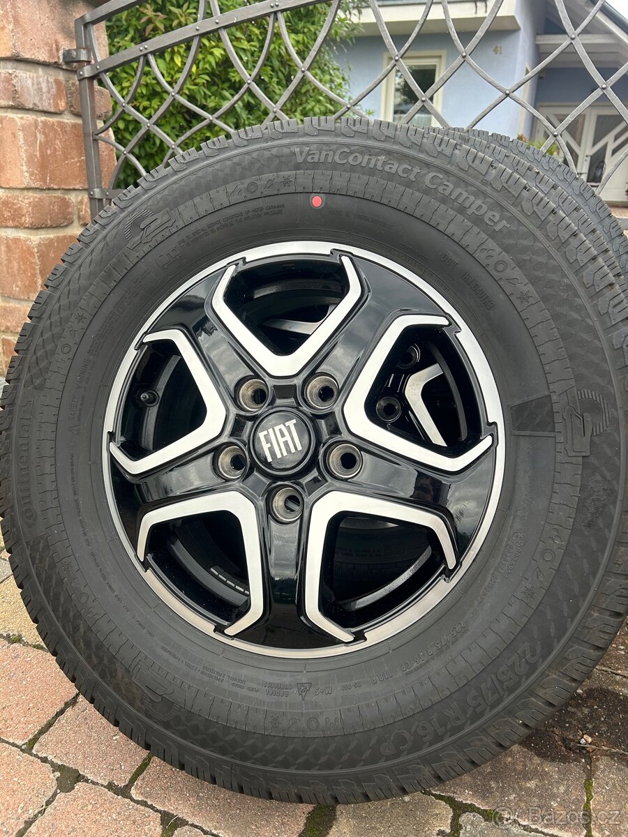 Fiat Ducato kola disky NOVÉ zimní Continental 225/75 r16 - 5
