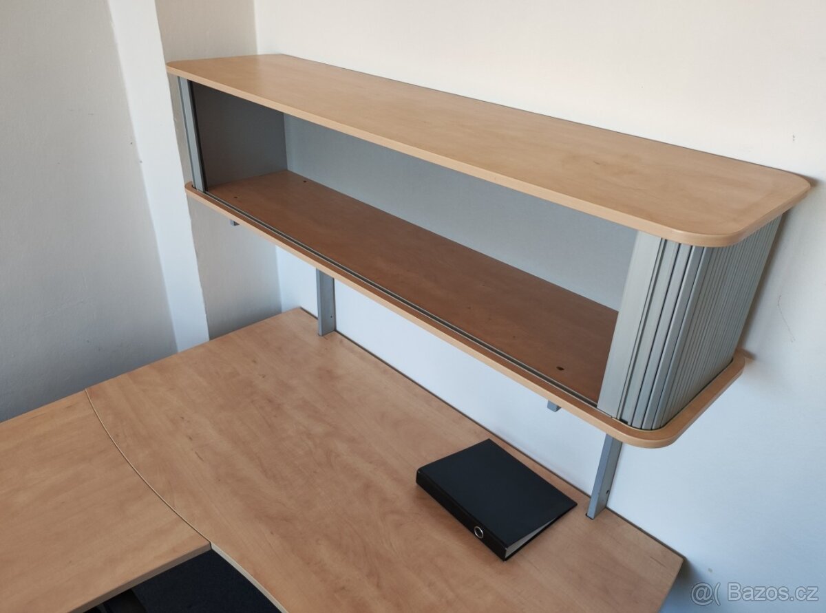 Kancelářský rohový stůl 200x160 cm + Archiv na šanony - 5