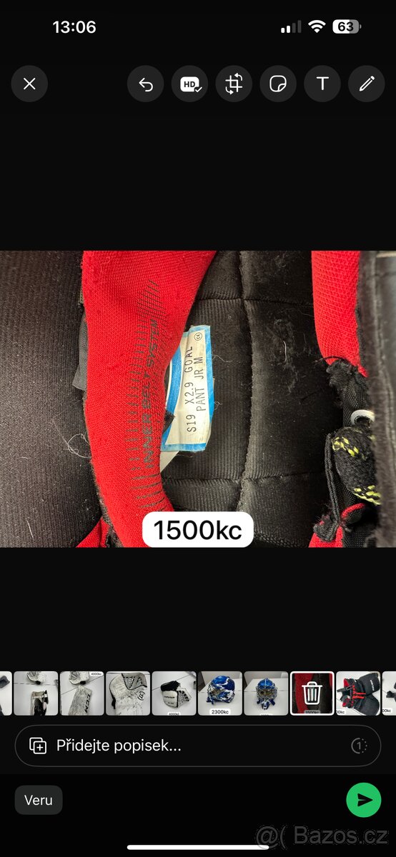 Hokejová Brankářská výstroj - 5