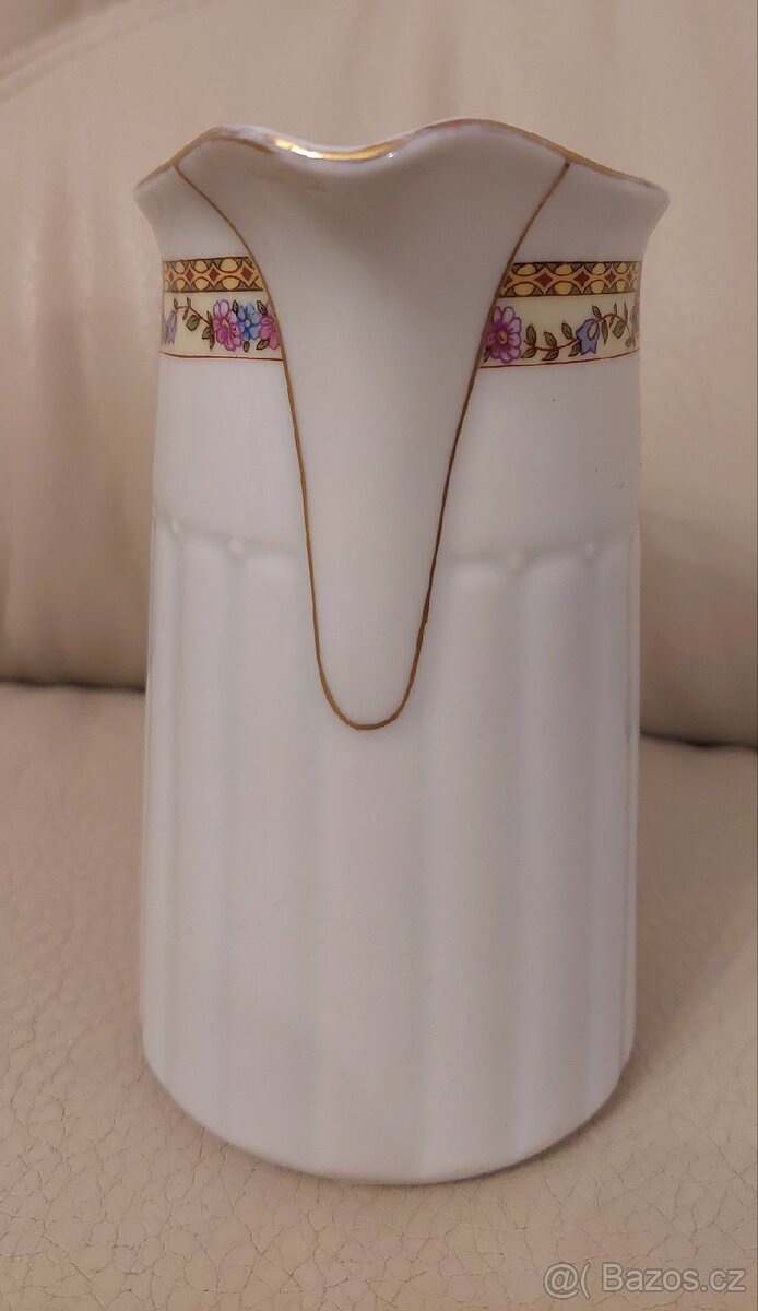 Starožitný porcelánový džbánek na mléko Epiag - 5