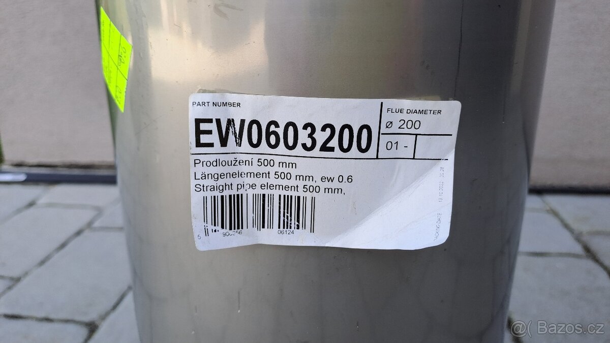 Komínová nerezová vložka průměr 200mm - 5