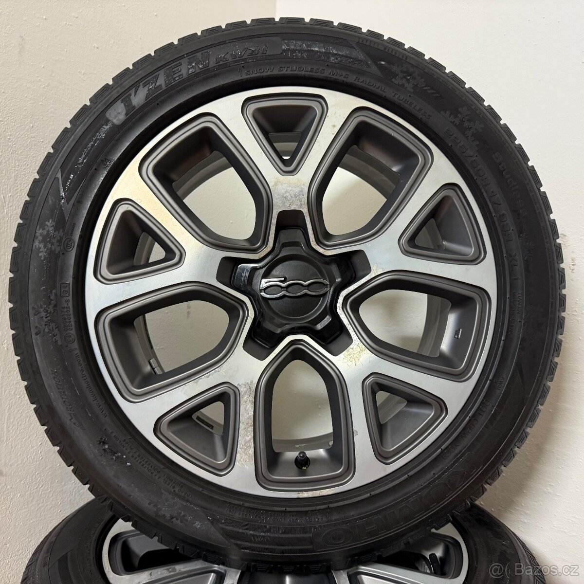 FIAT 500X 5x110 R17 ET40+ZIMNÍ 225/50R17 7,5/7mm - 5