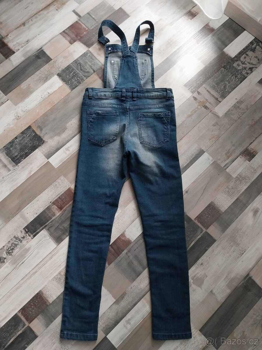 Dívčí džíny 140 lacláče - 5