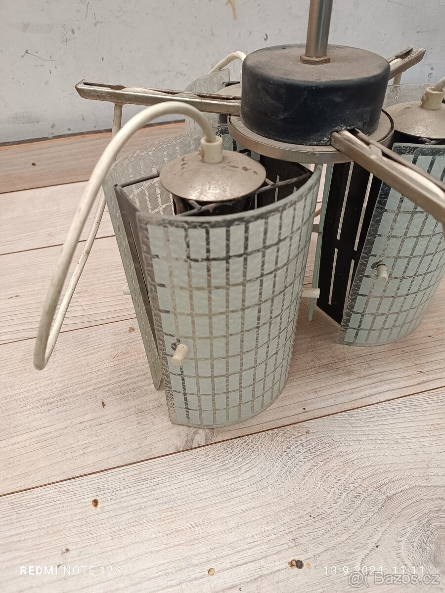 Retro lustr Brusel Staré Světlo - 5