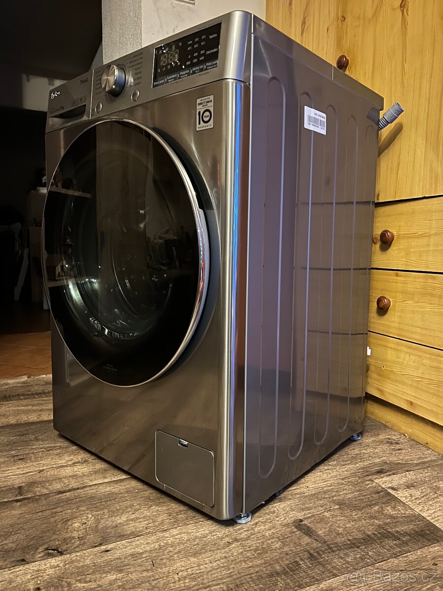 🔹 Luxusní nerezová pračka LG – 9 kg | Top stav Plně funkční - 5