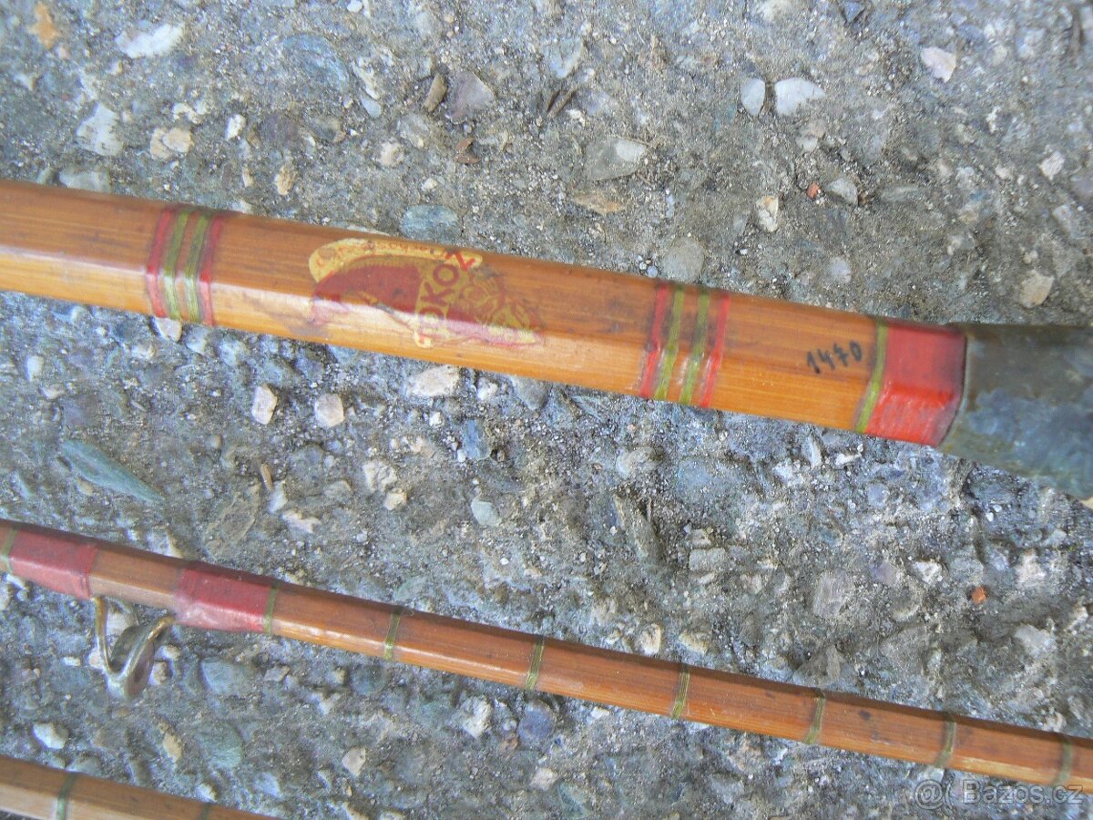 Bambusové pruty+naviják - 5