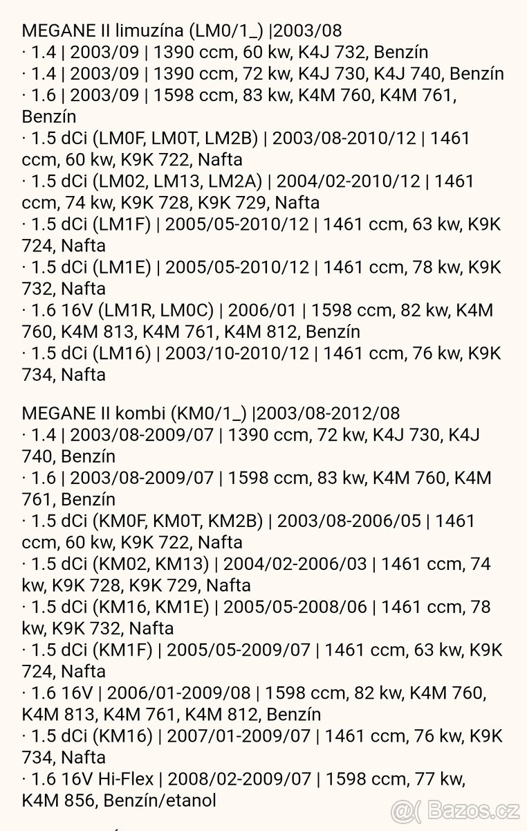 Přední pružiny na Renault - 5