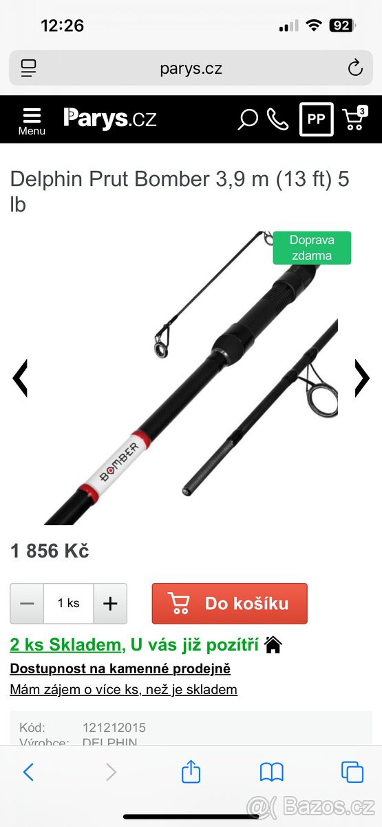 Spodová sestava Daiwa/Delphin - 5