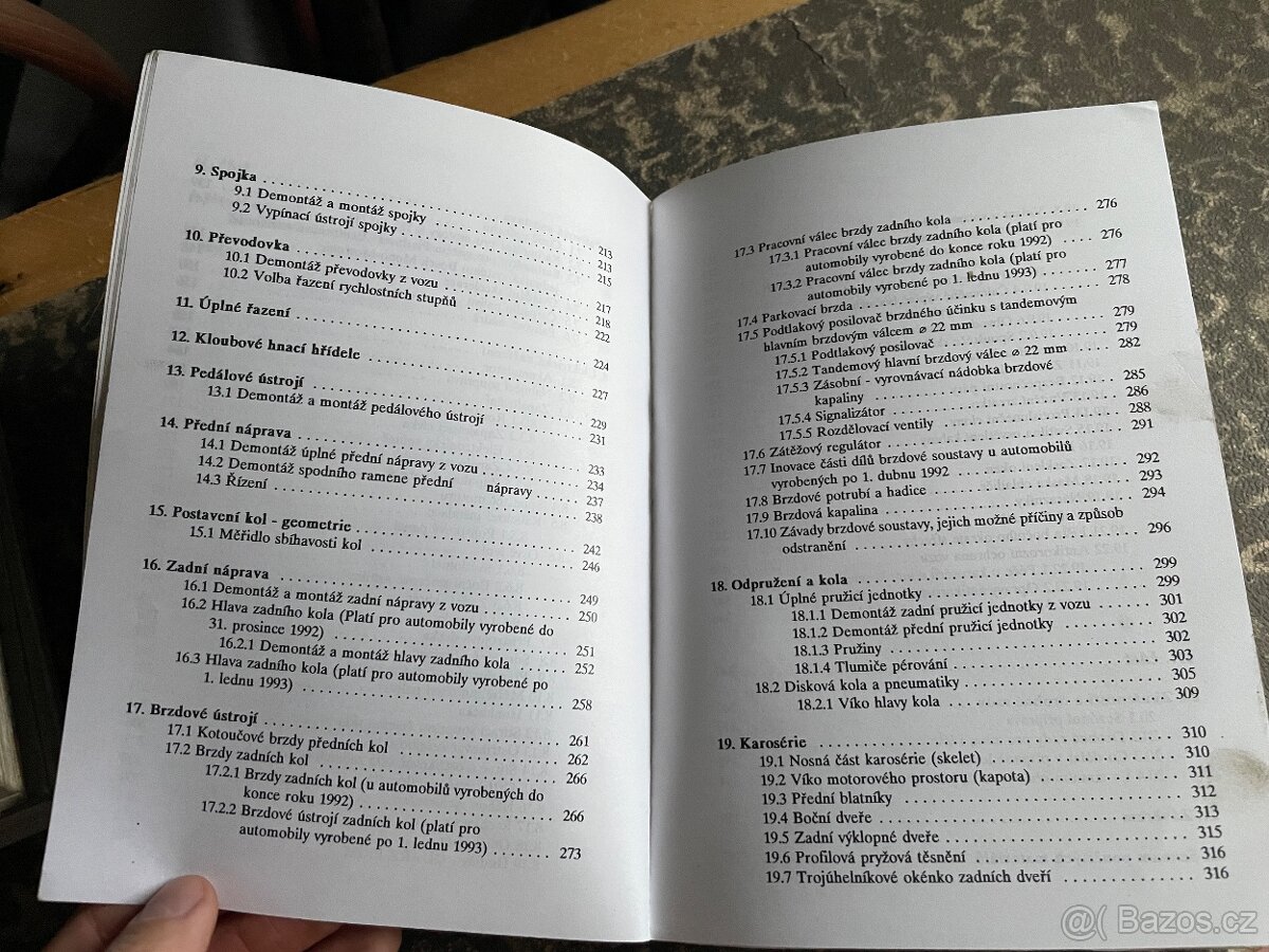 REZERVACE Cedrych Škoda Favorit, Forman, Pick-up 1988 - 1993 - 5