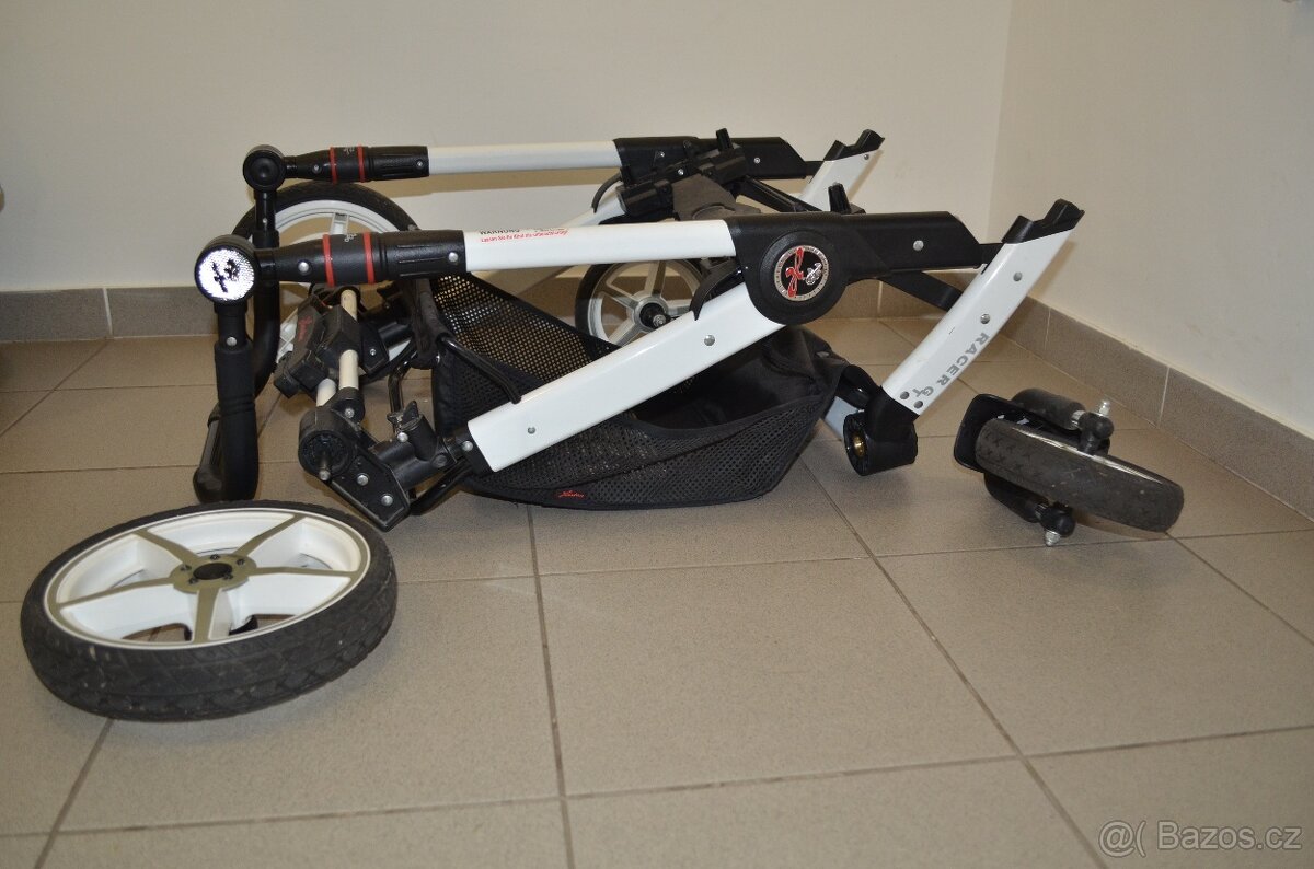 Prodám kočárek Hartan Racer GT +korbička+Maxi-Cosi adaptér - 5