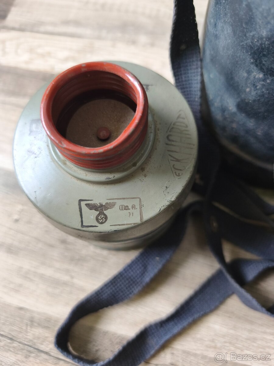 Německa plynová maska Luftschutz Originál - 5