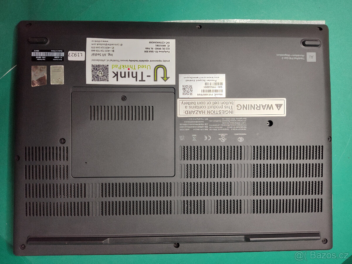 Lenovo Thinkpad p16 g2 i7-13700hx 64G/1T√RTX2000√3k500nitDPH - 5