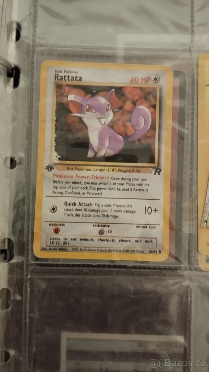 Pokémon Karty 1999 1. Edice - 5