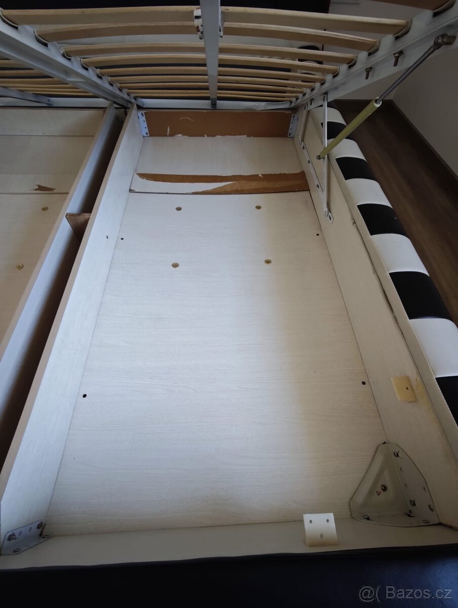 Manželská postel s úložným prostorem - 5