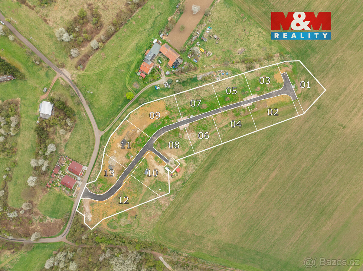 Prodej pozemku k bydlení, 1323 m², Řehlovice - Lochočice – pohled 5