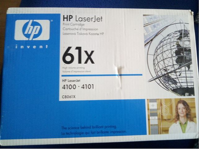 toner originální černý HP 61X , HP C8061X - 5