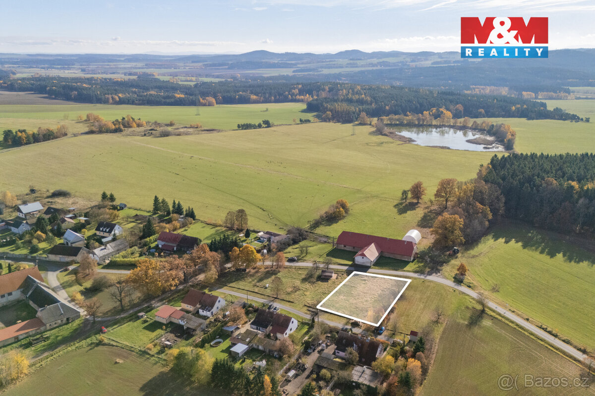Prodej pozemku k bydlení, 1289 m², Nový Dvůr u Boru - 5