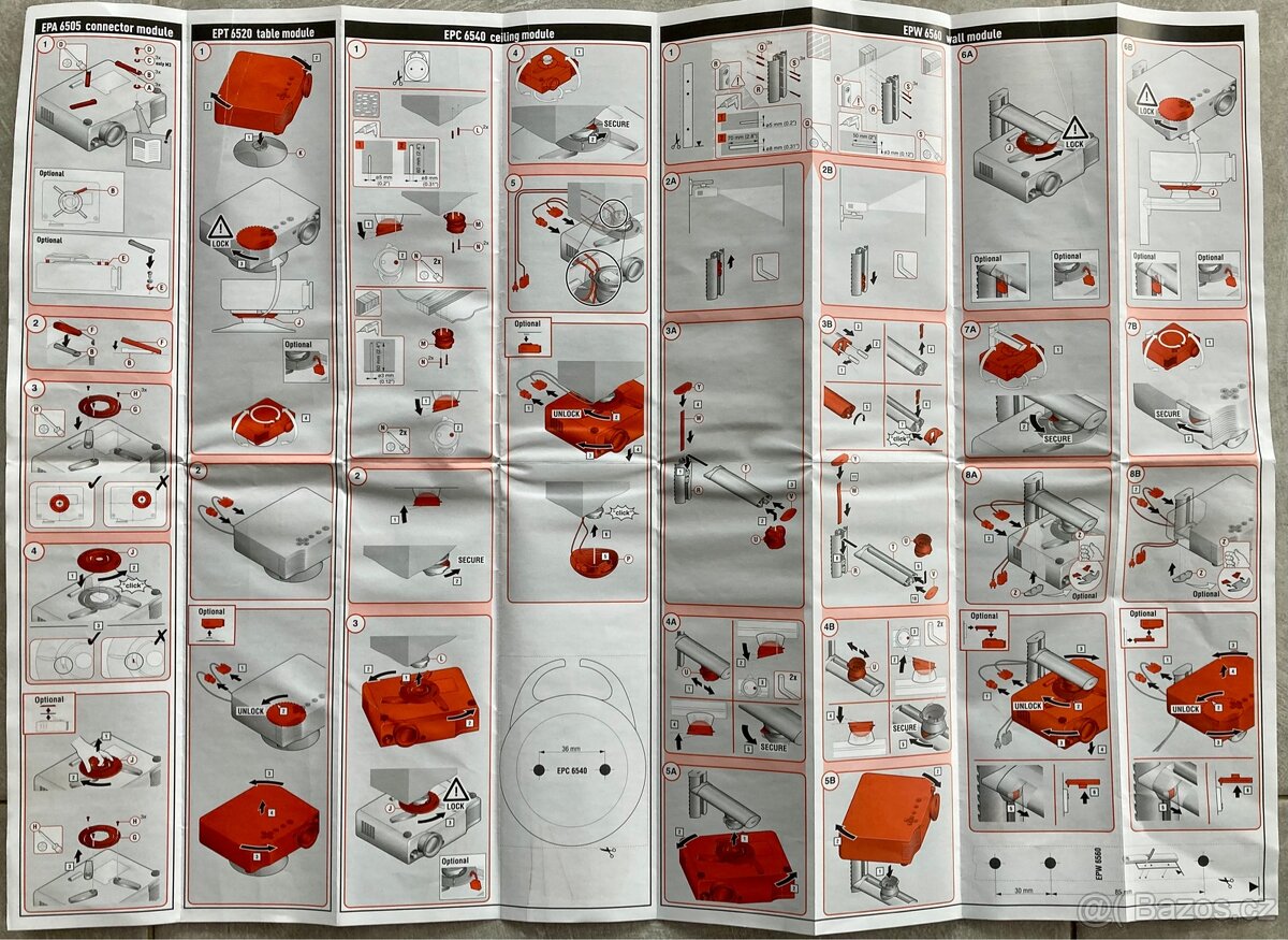 Stropní držák na projektor Vogel’s EPC 6545 - 5