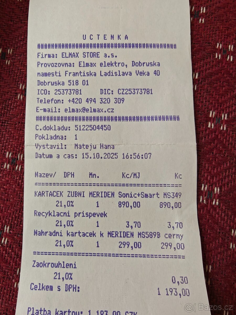 Meriden Sonický zubní kartáček - 5