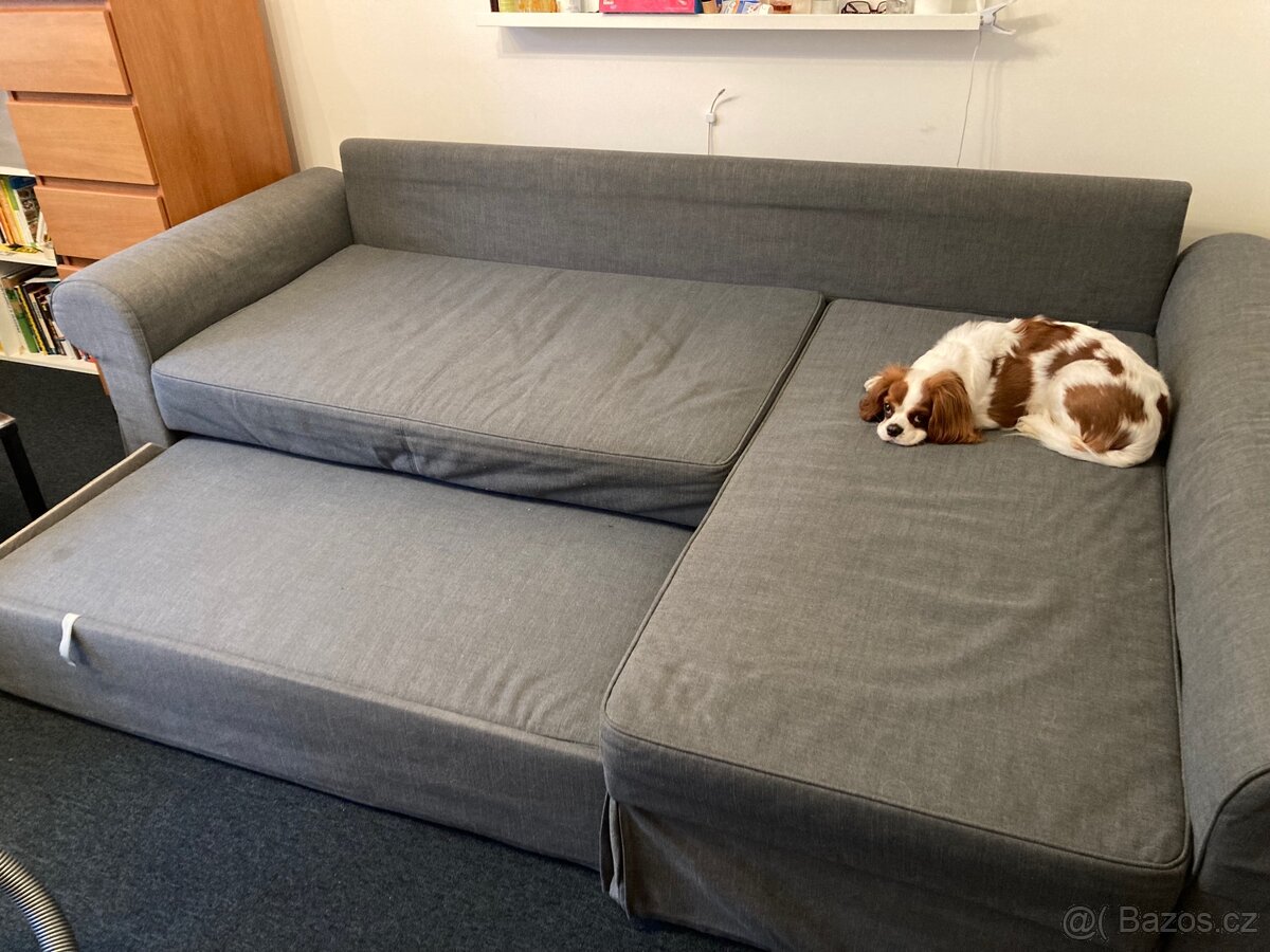 Rozkládací gauč (IKEA)tm.šedá - 5