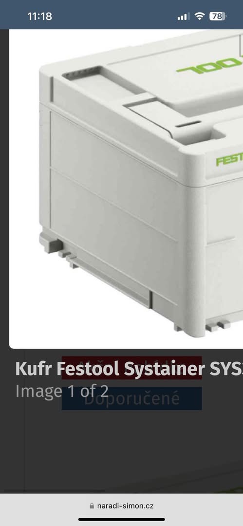 Festool systainer vodicí lišty - 5