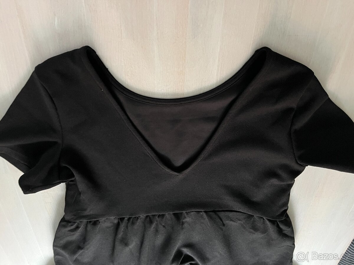 Černé mini sinsay šaty vel M - 5