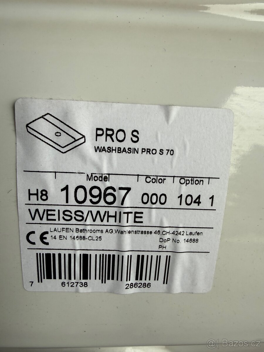 Umyvadlo Laufen PRO S 70 - 5