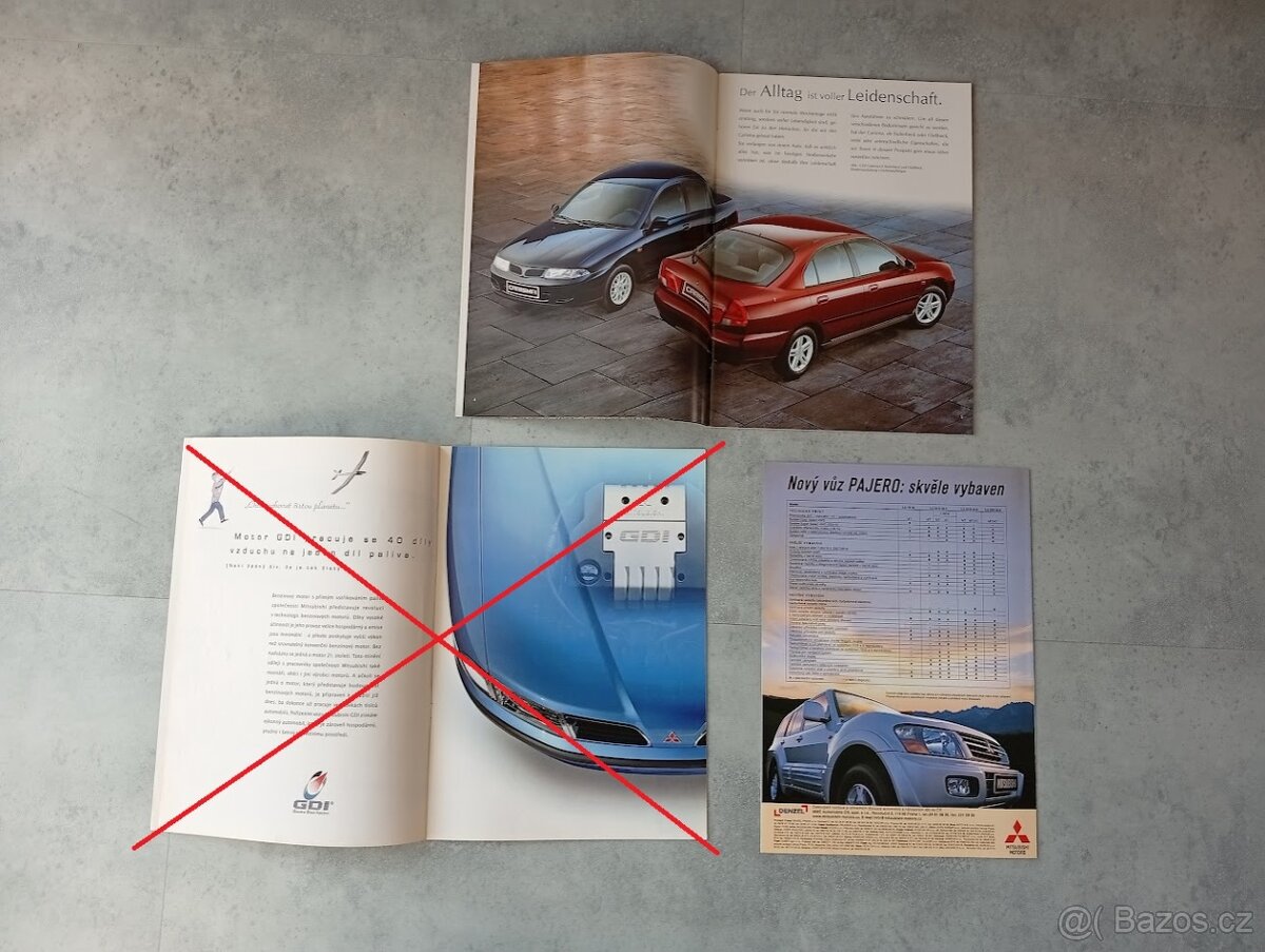 Mitsubishi Carisma, Pajero, Lancer - prospekty, katalogy - 5