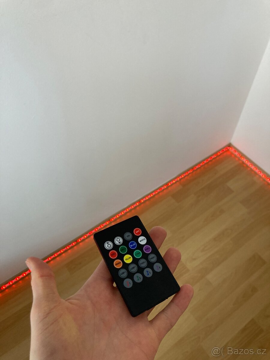 Led pásek 3m + dálkové ovládání - 5