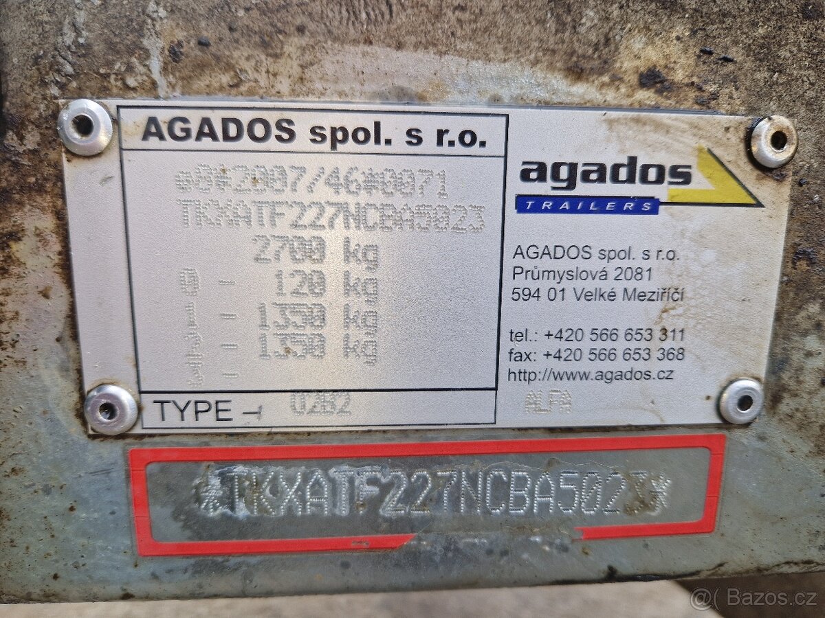 Agados sklopný 2700kg - 5