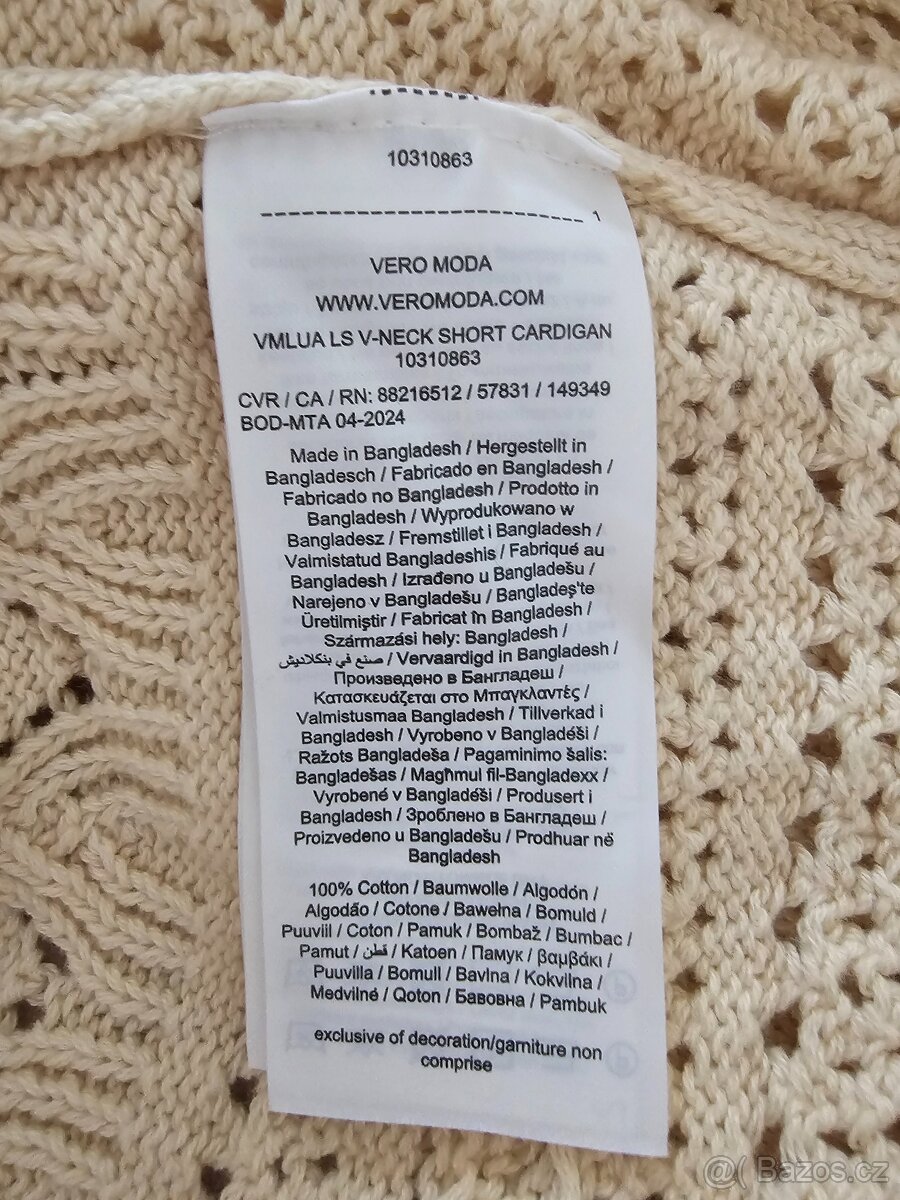 Nový dámský kardigan zn. VERO MODA - 5