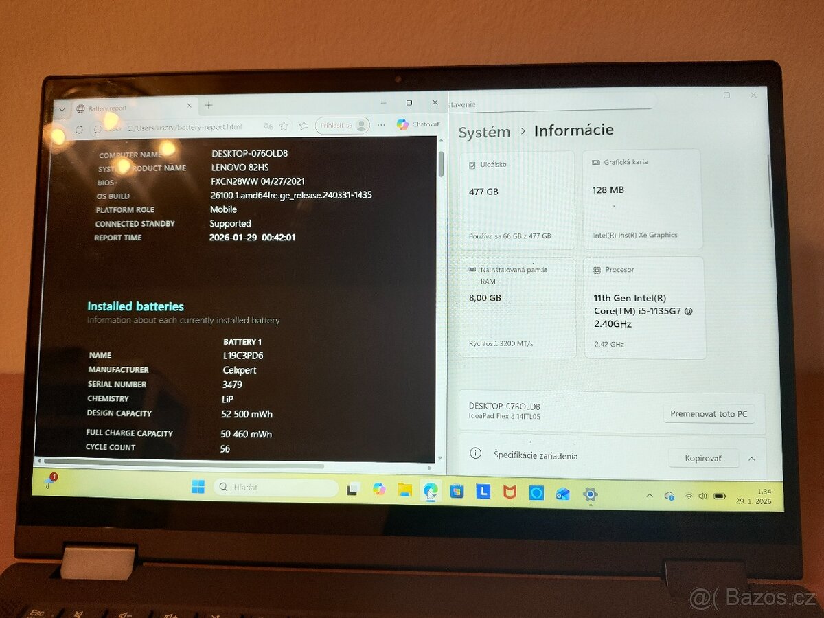 Lenovo Flex 5 – i5 / 8 / 512 • Touch 360° - 5