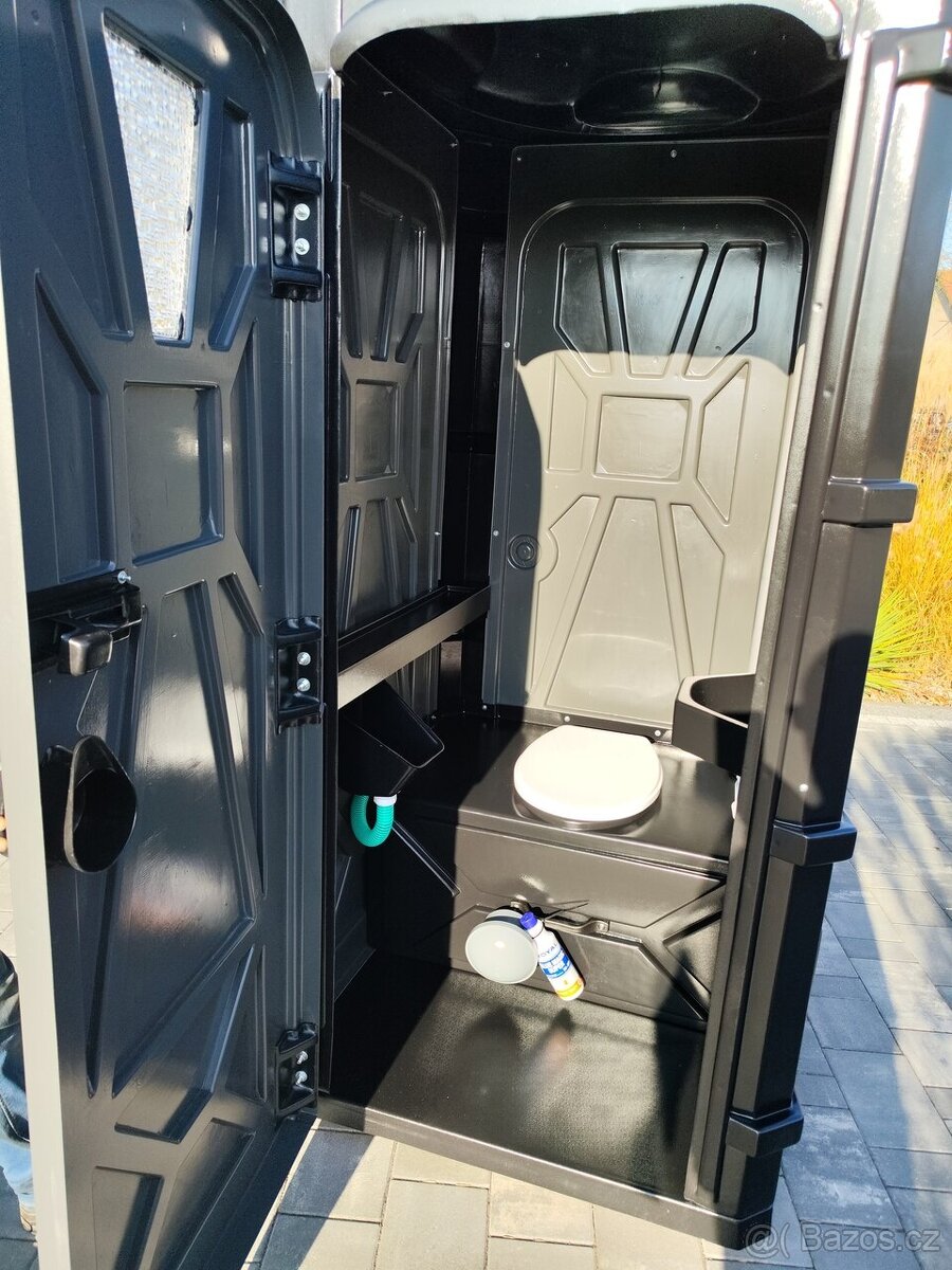 Nová mobilní toaleta přenosné WC s pisoárem - 5