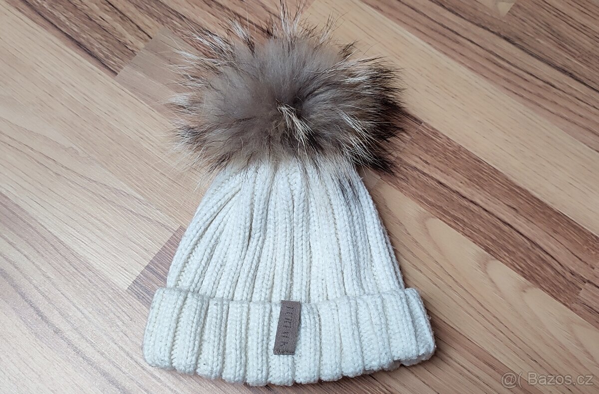 Zimní čepice s bambulí 2ks - 5