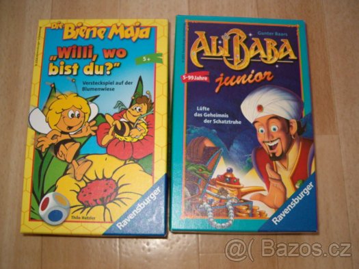 Starší stolní hry i novější, magnetická tabulka, stavebnice - 5