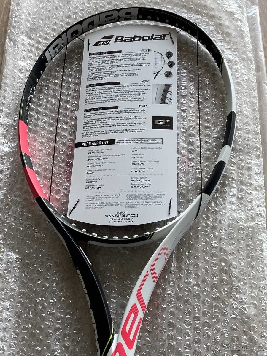 Tenisová raketa Babolat Pure Aero LITE PINK grip G2 - 5