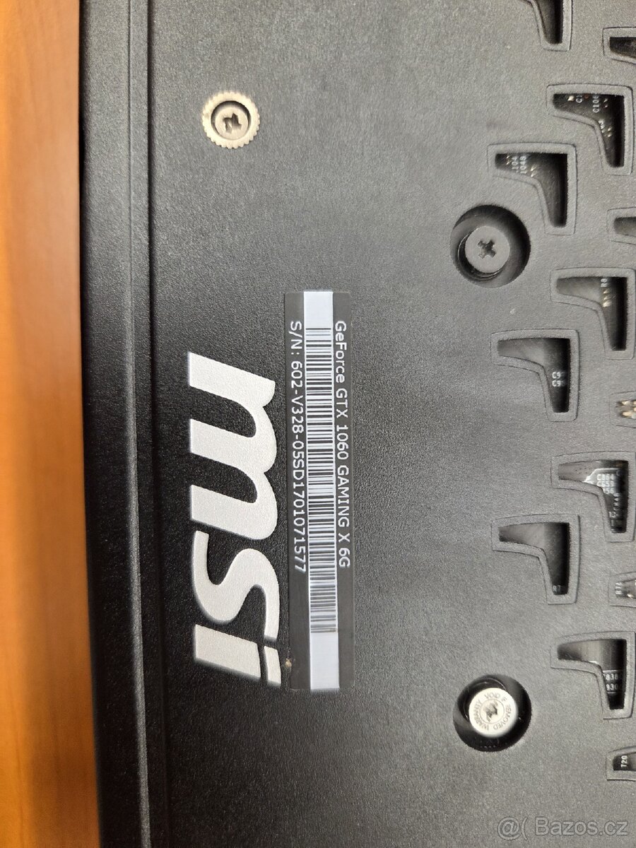 GrGrafická karta GeForce GTX 1060 GAMING X 6G - 5