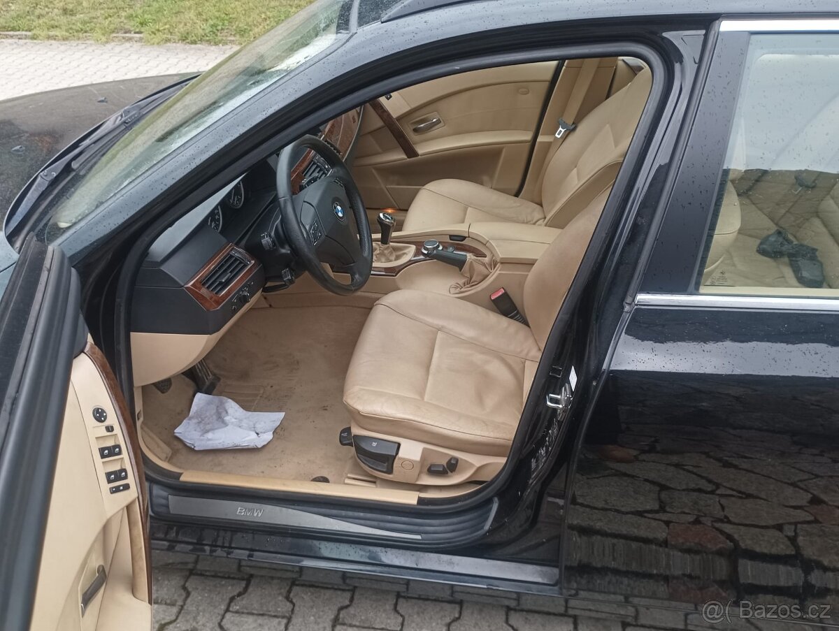 BMW 520D kožený interiér E61 - 5