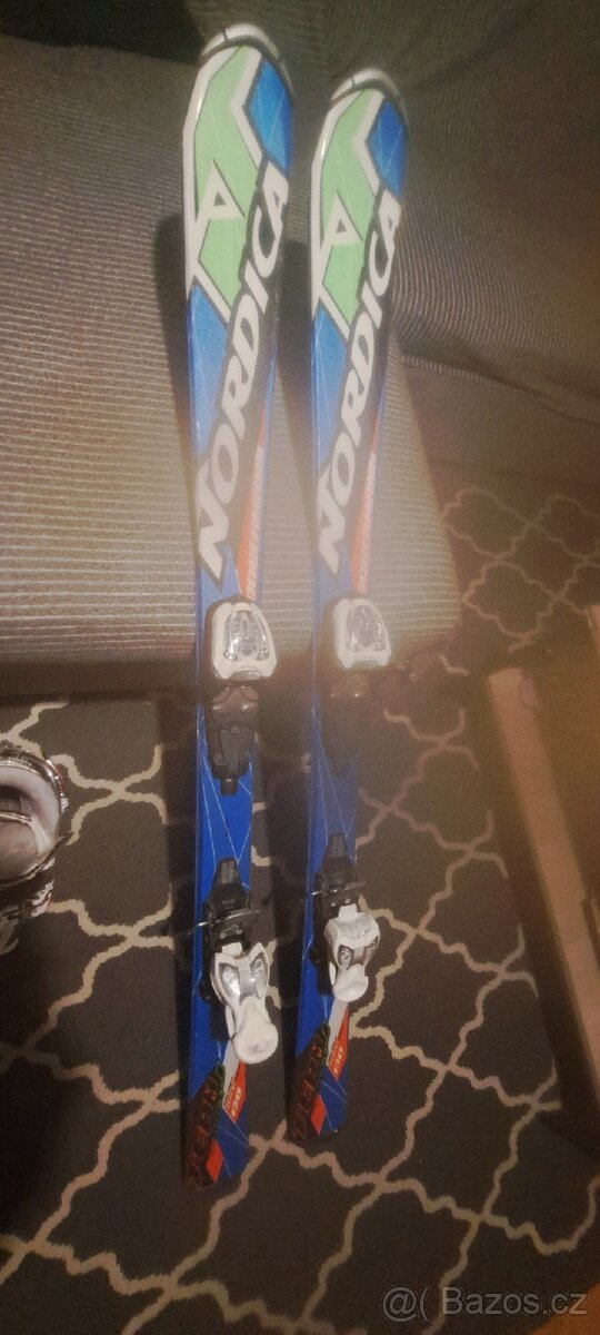 Dětské lyže Nordica + přeskáče - 5