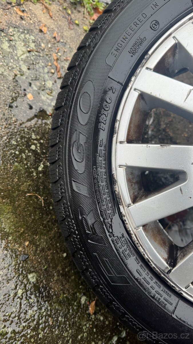 ALU Disky - Škoda - 5x100 - 205/55 R16 - ZIMNÍ - 5