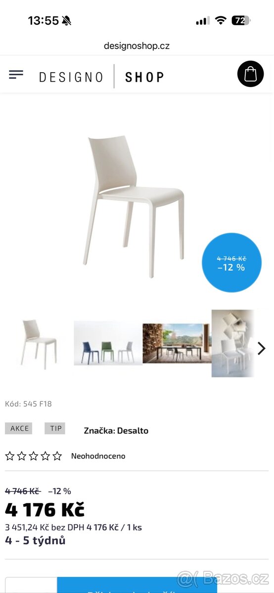 Jídelní židle Pocci Dondoli – 4 ks - 5