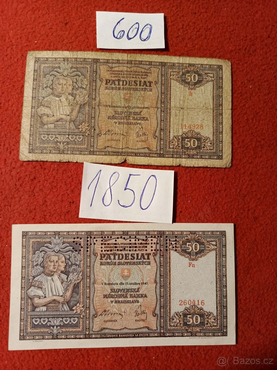 Slovenská bankovky - 5