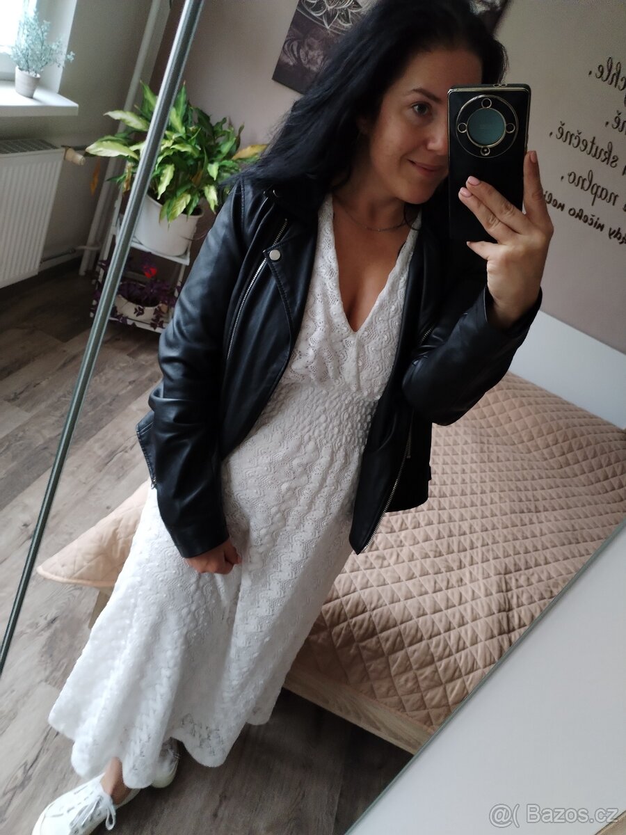 Romantické krajkované šaty XS - L - 5